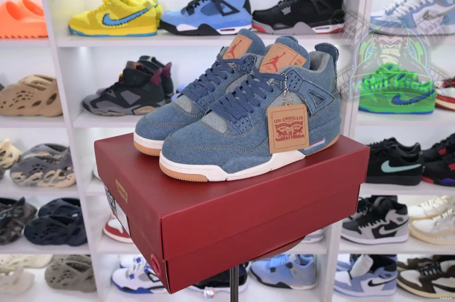 Jordan denim Jordan levis 4 retro Air Kimikick 0602